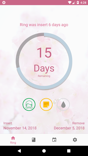MyRing - Contraceptive ring Screenshot 3