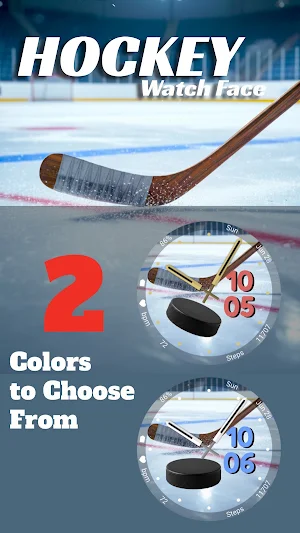 Hockey (Animated) - Watch Face Screenshot 2