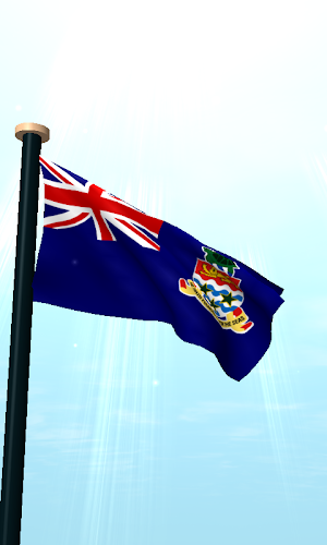 Cayman Islands Flag 3D Screenshot 1