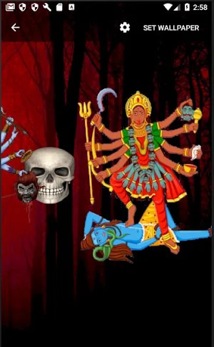 4D Kali Maa Live Wallpaper Screenshot 3