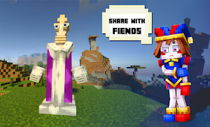 Pomni digital Circus Minecraft Screenshot 1