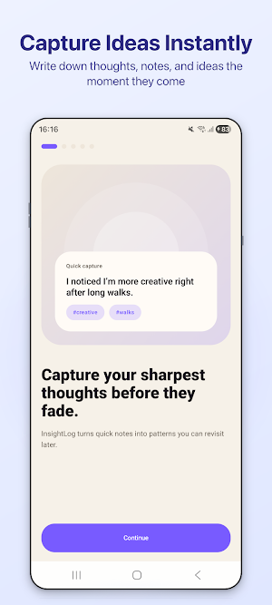 InsightLog: Ideas & Notes Screenshot 0