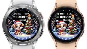 AZ278 Christmas Puppy Face Screenshot 2