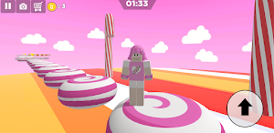 Candy Parkour Sweet girl Screenshot 1