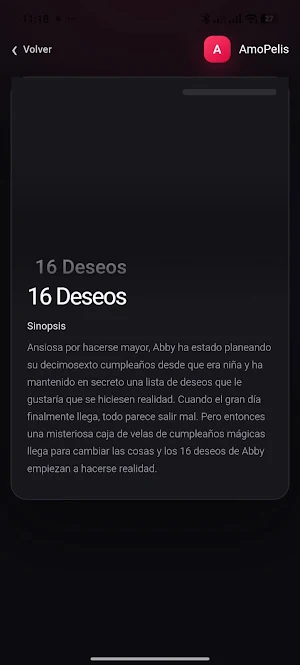AmoPelis: Peliculas y Series Screenshot 1