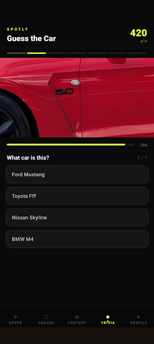 Spotly - Car Spotting Screenshot 1