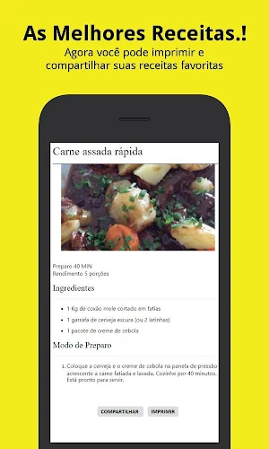 Receitas de carnes Screenshot 3