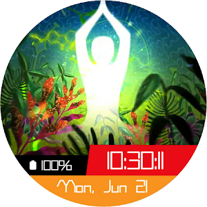 Watch Face Psychedelic Wear Os Screenshot 2