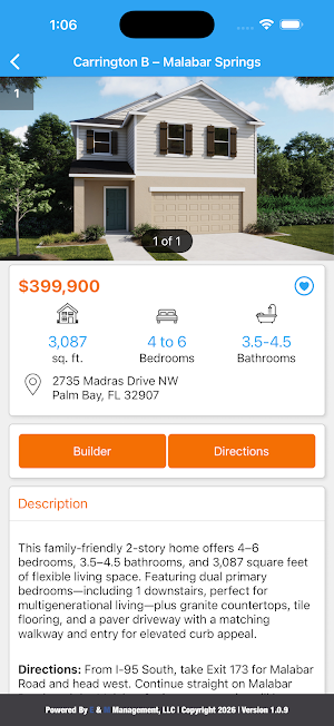 TCBA Parade of Homes Screenshot 3