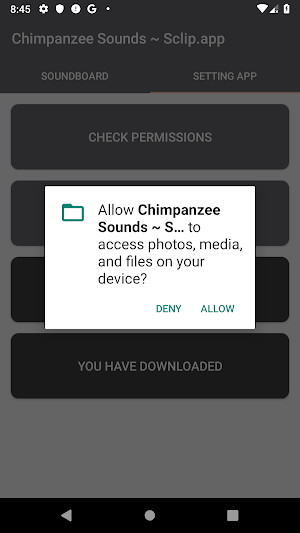 Chimpanzee Sound Collections ~ Sclip.app Screenshot 1