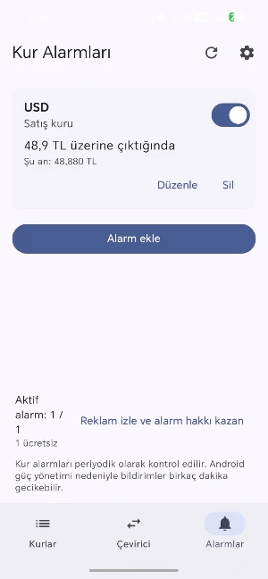 Döviz Screenshot 2