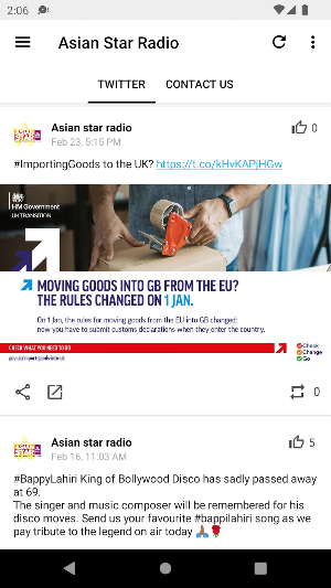 Asian Star Radio Screenshot 2