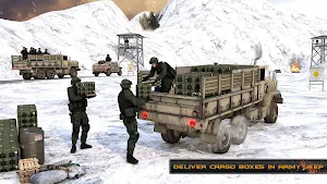 US Army Missile Attack : Army Truck Driving Games Screenshot 2