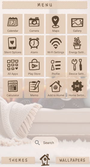 Cozy Red Panda Theme +HOME Screenshot 1