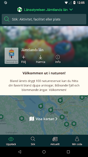 Jämtlands Naturkarta Screenshot 0