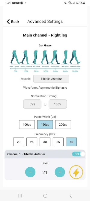 EvoWalk App Screenshot 2