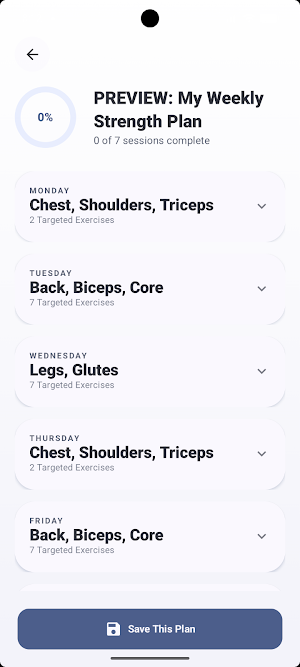 Zenith Fitness Screenshot 1