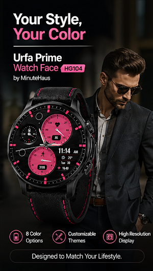 Urfa Prime Watch Face HG104 Screenshot 3