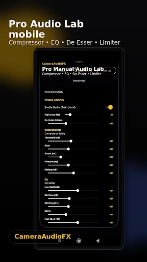 CameraAudioFX: AI Vocal FX Screenshot 3
