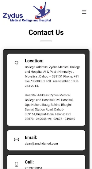 ZMCH LMS Screenshot 1