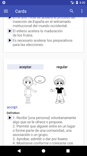 Verbos Español Screenshot 1