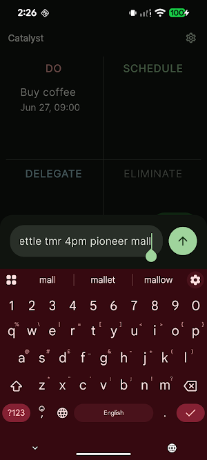 Catalyst: AI Priority Matrix Screenshot 0