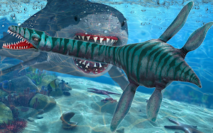 Sea Monster vs Megalodon shark Screenshot 0