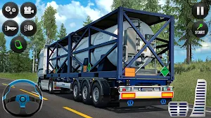 Euro Truck Simulator driving Screenshot 1