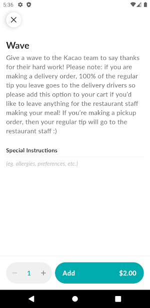 Cafe Kacao Screenshot 3