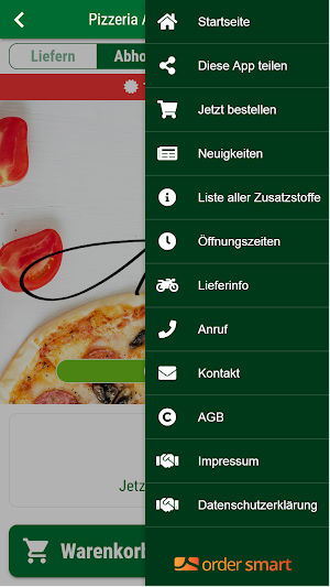 Pizzeria Aurora Erlangen Screenshot 2