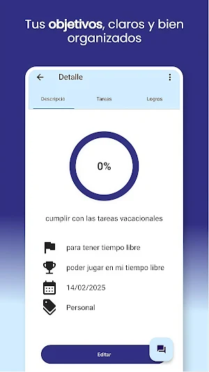 MetaUp - logros y objetivos Screenshot 3