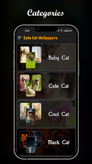 Cute Cat Wallpaper HD Screenshot 3