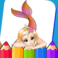mermaid : coloring