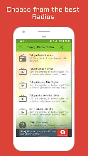 Telugu Radio Stations Screenshot 0