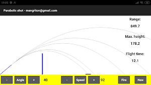 Parabolic shot Screenshot 2