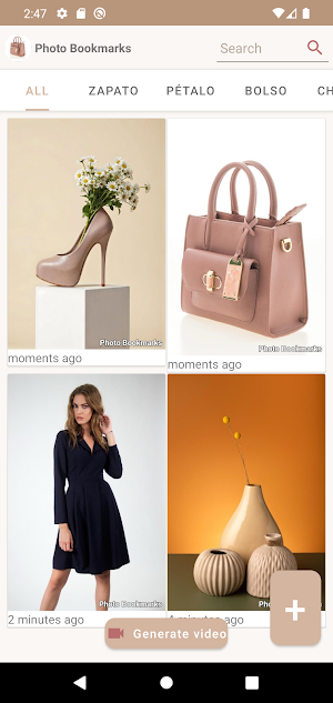Photo Bookmarks Screenshot 0