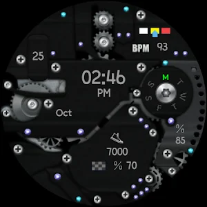 W-Design WOS034 Watch Face Screenshot 3