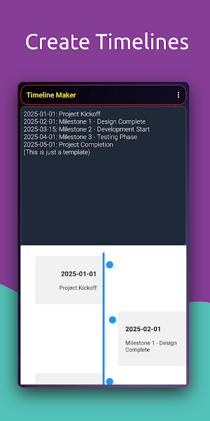 Timeline Maker Screenshot 1