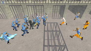 Battle Simulator: Prison & Police Screenshot 2
