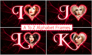 Lighting Text Photo Frames Screenshot 0