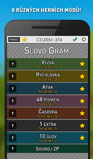 Slovo Gram PRO - Česká Slovní Hra Screenshot 1