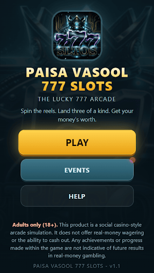 Paisa Vasool 777 Slots Screenshot 0