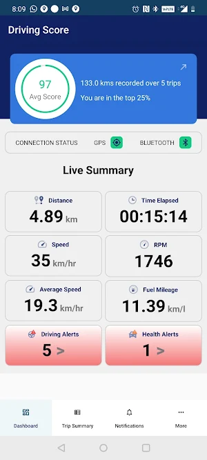 AutoPulse - Connected Car App for OBD BT Device Screenshot 0