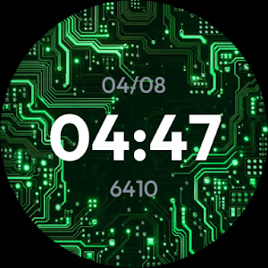 Circuit Neon – glow watch face Screenshot 3