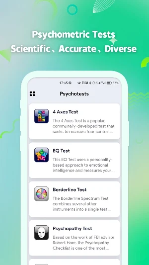 Psychotests, Personality Tests Screenshot 0
