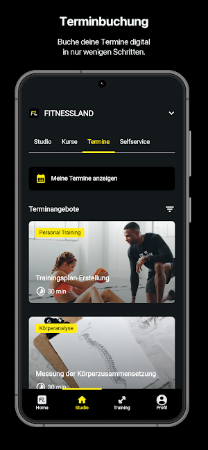FITNESSLAND Screenshot 2