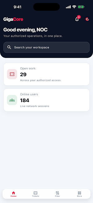 GigaNet Core Screenshot 3