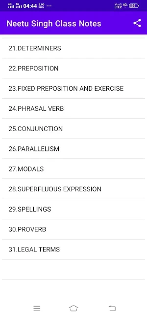 Neetu Singh English Book/Neetu Singh Class Notes screenshot 3