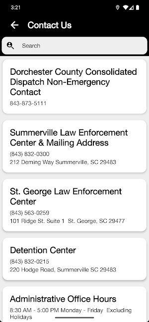 Dorchester CO Sheriff, SC Screenshot 1