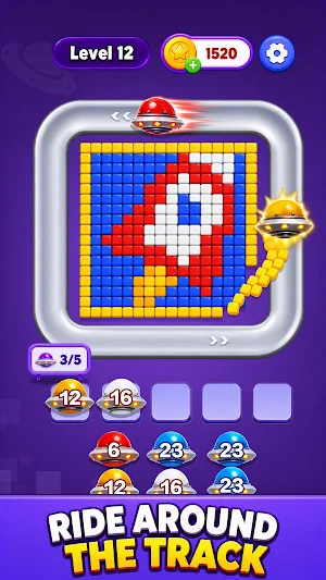 UFO Pixel: Color Rescue Screenshot 1
